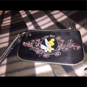 Disney’s Tinker Bell Wristlet w/ floral drawing